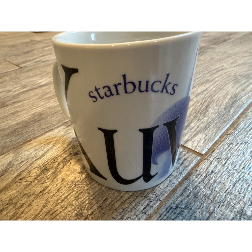 Starbucks Coffee Collector Series Kuwait City Mug Rastal 16 oz Cup 2002 New ReAd